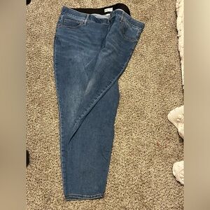 AVA VIV Blue Denim Jeans, soft denim, size 22, like new